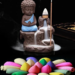 Buddha Incense Burner, Includes 20 Cones!